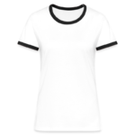 Frauen Kontrast-T-Shirt Vorne